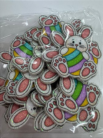 Páscoa - Coelho com Ovo Colorido - 20 UN