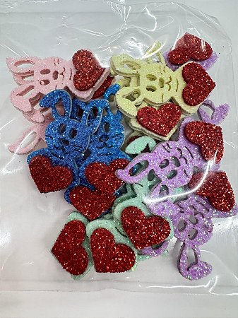 Páscoa - Coelho com Coração - 15 UN