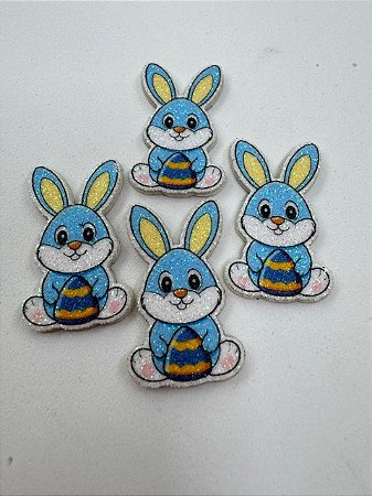 Páscoa - Coelho Azul com Ovo - 20 UN