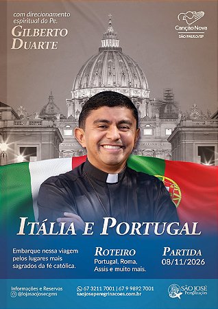 Itália e Portugal - Novembro 2026