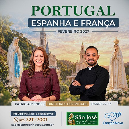 Portugal, Espanha e França - Fevereiro 2027