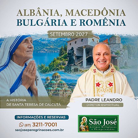 Albânia, Macedônia, Bulgária e Romênia - Setembro 2027