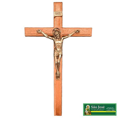 Cruz Madeira Parede - 40cm