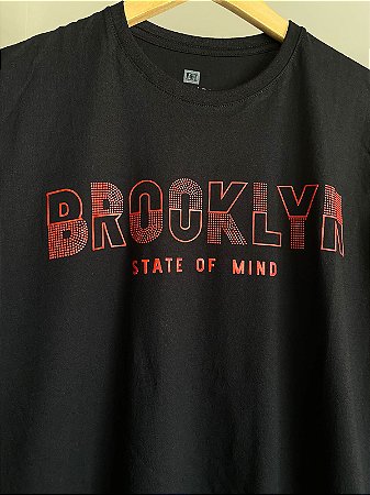 Camiseta Algodão Brooklyn Gel Preta