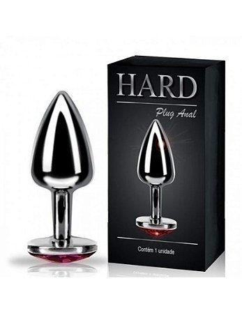 Plug Anal Hard em Metal Tamanho G