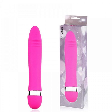 Vibrador Personal 18,3 cm com 10 Modos de Vibração, Formato de Glande na Ponta