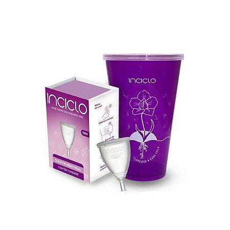 Kit Coletor Menstrual Inciclo Teen + Copo Esterilizador - Inciclo
