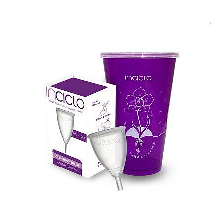 Kit Coletor Menstrual Inciclo A + Copo Esterilizador