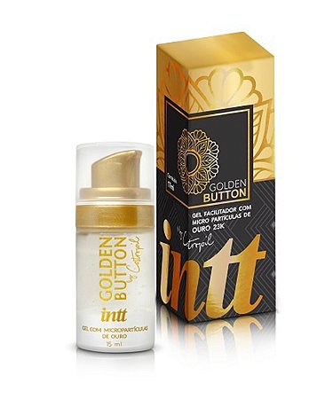 Golden Button - Gel Facilitador para Sexo Anal com Micro Partículas de Ouro 23K - 17ml