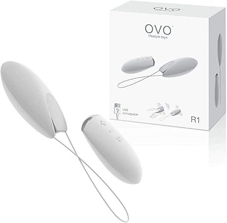 Bullet Recarregável Em Silicone Soft Touch Com 7 Modos De Vibração E Controle Remoto Sem Fio Ovo Lifestyle R1