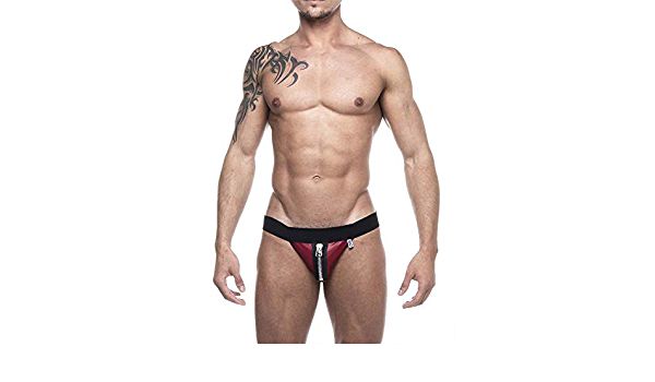 Jockstrap Ziper Vermelho