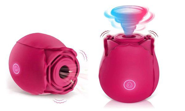 Simulador de sucção Rose Recarregável - Topo Toys