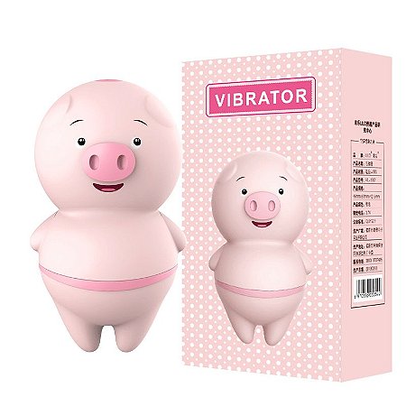 Vibrador e Simulador Oral - Piggy Lick Recarregável - Topo Toys