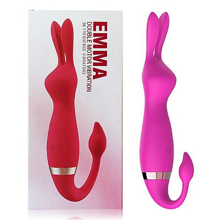 Emma - Rabbit Vibrator Motor Duplo de Vibração