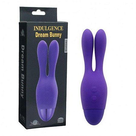 Vibrador Recarregável com Orelhas para Penetração com 10 Modos de Vibração - APHRODISIA INDULGENCE DREAM BUNNY