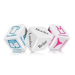 Kit com 3 Dados para Strip Tease - Sexy Fantasy