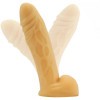 Pênis com Escroto em Cyber 15x4cm Articulado com Veias Salientes - Absoloo