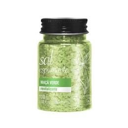 Sal Espumante para Banheira - Feitiços Aromáticos - 100g | Aroma: Maçã Verde