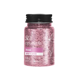 Sal Espumante para Banheira 100g - Feitiços Aromáticos | AROMA: Rosas