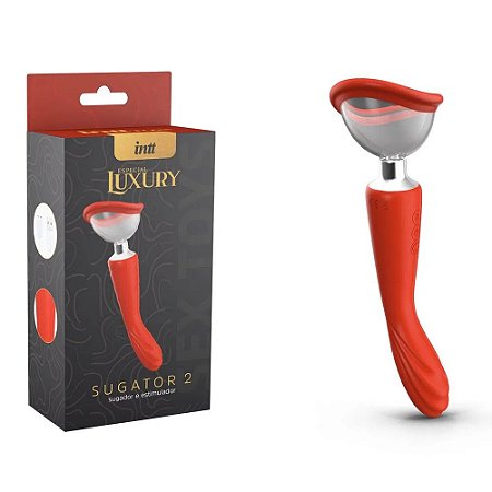 Sugator 2 - Vibrador e Sugador com 7 modos de Vibração -  LINHA LUXURY INTT