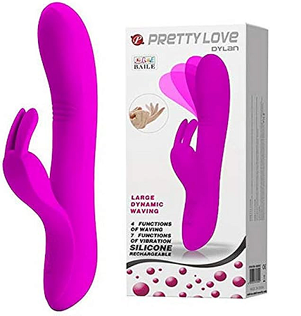 Pretty Love Dylan - Vibrador de Ponto G com Estimulador Clitoriano.