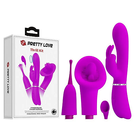 Thrill Kit Pretty Love - Vibrador De Ponto G e Clitóris