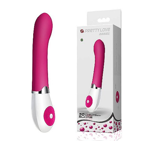 Vibrador de Ponto G Daniel - Com 30 Vibrações e Toque Aveludado - Pretty Love