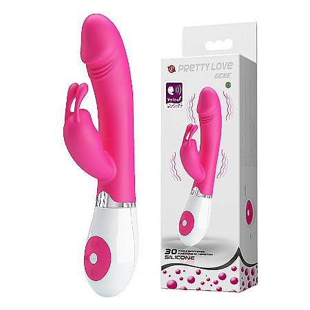 Vibrador de Ponto G e Clitóris - Vibra com Reprodução do Som - Pretty Love GENE
