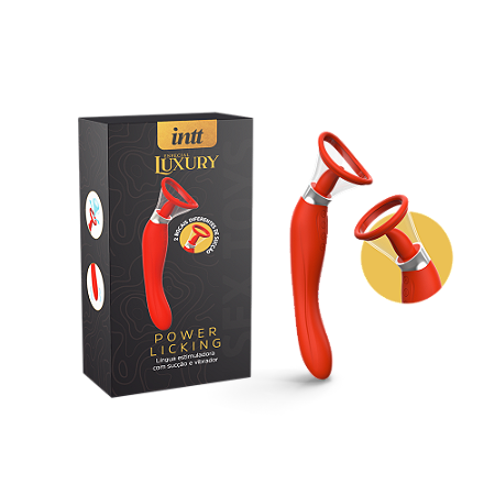 Vibrador Power Licking  3 em 1 - Intt Luxury