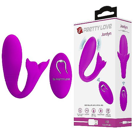 Vibrador de Ponto G com controle - Recarregável - Jordyn - Pretty love