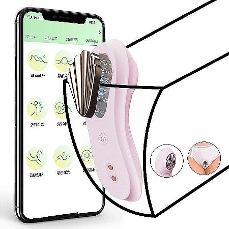 Vibrador de Calcinha por Aplicativo - À Longa Distância - APP