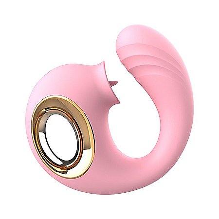 Vibrador de Ponto G e Clit Vibrador de Ponto G e Clitóris com Língua - Snail óris com Língua - Snail - SI
