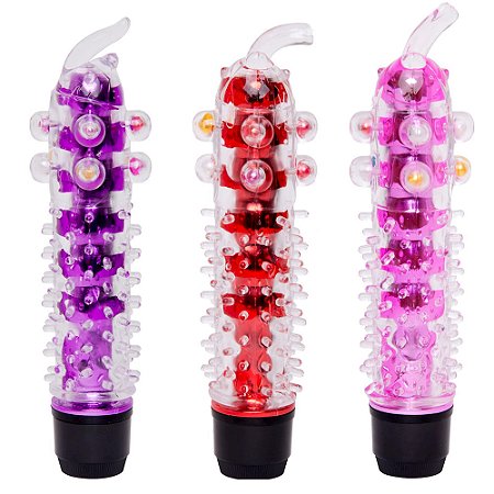 Feel Me Vibrador Multivelocidade com Capa Texturizada e Pérolas Vip Mix - Youvibe