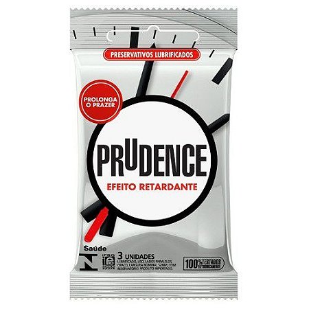 Preservativo Prudence Efeito Retardante com 3 unidades