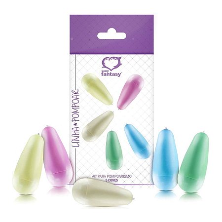 Kit de Cones para Pompoar com Peso e Fio de Silicone