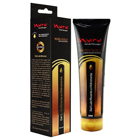 Nuru Gold - Gel Lubrificante á Base de Àgua - 100ML