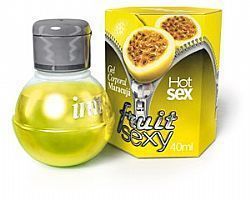 Intt fruit Sexy - Gel Beijável Corporal - 40ml | Sabor: maracujá
