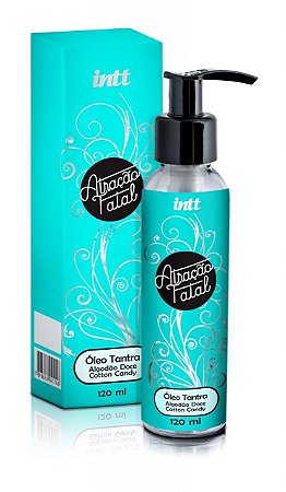 Intt Atração Fatal - Óleo de Massagem Tântrica com Aroma de Algodão Doce - 120ML