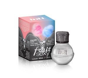 Intt fruit Sexy - Gel Beijável Corporal - 40ml | Sabor: Algodão Doce