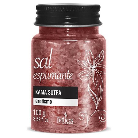 Feitiços Aromáticos - Sal Espumante para Banheira - 100g | Aroma: Kama Sutra