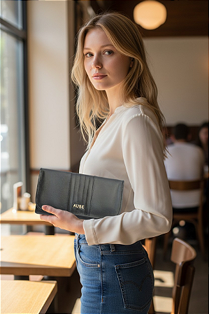 Carteira Sara de Couro