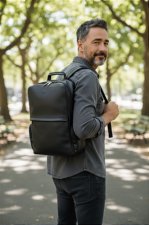 Mochila Jornada de Couro