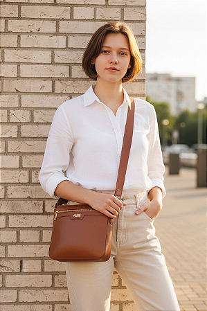 Bolsa Luiza de Couro 185-3