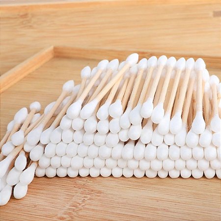 Cotonetes com Hastes Flexíveis de Bambu com 100 un - REFIL - Zero Plástico - Ákora