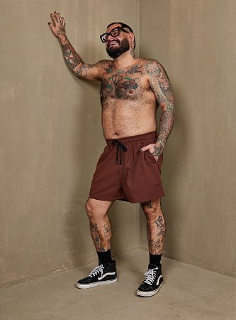 Short Thiaga - Marrom