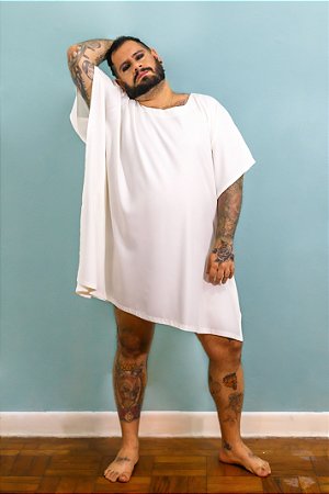 KAFTAN CURTO - BRANCO