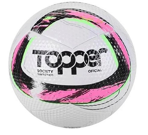 BOLA DE FUTEBOL SOCIETY SAMBA TD GRAMA SINTÉTICA - TOPPER