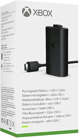 Kit Bateria E Cabo Usb Para Controle Xbox Series X/S Type C