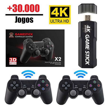 Console Gamestick GD10 4K 2022 S905L Emuelec 4.3 64gb 30 Mil Jogos