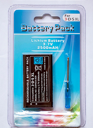 Bateria P/ Nintendo 3ds Xl New 3ds Xl 2500 mAh + Chave